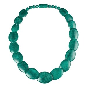 Collier en résine imperméable peint à la main, fabriqué en Inde, pour femmes, accessoire de mode tendance sur le thème de la nourriture et de l'amour, vente en gros - Product Image 2