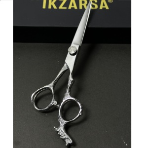 กรรไกรตัดผมมืออาชีพ 420J2 Dragon Scissors ด้ามจับตามหลักสรีรศาสตร์ สำหรับคนถนัดขวา ผลิตจากสแตนเลส มีฟัน 32 ซี่ - Product Image 6