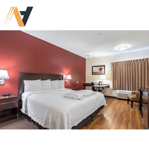 Ensemble de chambre à coucher d'hôtel au design minimaliste moderne, mobilier de maison durable et luxueux fabriqué au Vietnam, avec fonction extensible et massage - Product Image 1