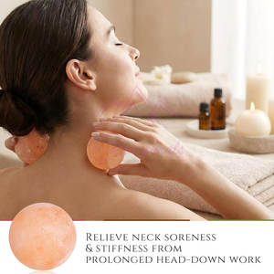 Pierres de massage en sel rose de l'Himalaya de haute qualité, thérapie de massage spa, pierres de massage en sel rose de l'Himalaya pour la relaxation - Product Image 4