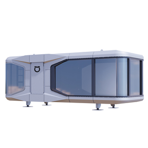 บ้านแคปซูลอัจฉริยะแบบพกพา โครงสร้างเหล็กสำเร็จรูป บ้านขนาดเล็กเคลื่อนที่ได้ สำหรับใช้ในรีสอร์ท สำนักงาน และการเดินทาง - Product Image 3