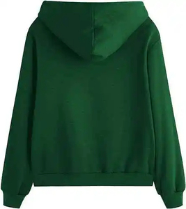 เสื้อฮู้ดดี้ดีไซน์ใหม่ประดับเพชรเทียม รับทำโลโก้ เสื้อฮู้ดดี้เพชรเทียม ผ้าฝ้าย 100% ระบายอากาศได้ดี เสื้อฮู้ดดี้เพชรเทียมสำหรับผู้ชายและผู้หญิง - Product Image 2