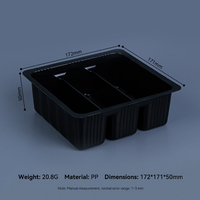 Plateau intérieur en PET transparent, emballage blister en plastique, pour biscuits, gâteaux, craquelins, emballage alimentaire, qualité alimentaire, en vrac, personnalisé, directement de l'usine