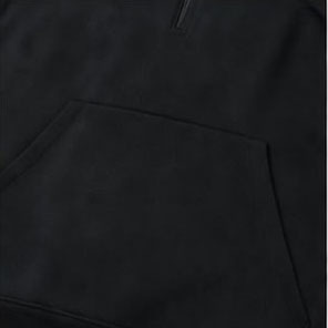 เสื้อฮู้ดซิปครึ่งตัว แขนเสื้อแบบแร็กแลน ผ้าฟลีซ ขายส่ง เสื้อฮู้ดซิปครึ่งตัว ผ้าฝ้าย 100% เฟรนช์เทอร์รี่ เสื้อฮู้ดลำลอง - Product Image 3