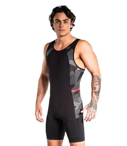 Vêtements de compétition et d'entraînement sportif pour hommes, combinaisons de lutte personnalisées en gros - Product Image 3