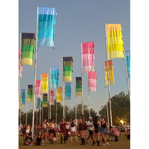 Banderas Pop-Up Multiforma de Tela de Malla de Polipropileno Transpirable Personalizadas de 80g - Alta Calidad, Secado Rápido, Tallas Grandes - Product Image 1