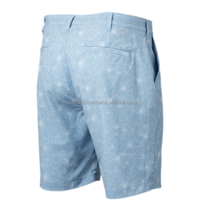 Shorts pour hommes avec taille élastique, shorts de golf extensibles personnalisés avec poche arrière - Product Image 2