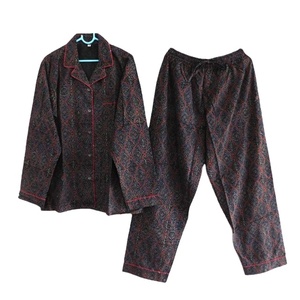 Conjunto de Pijama de Algodón para Mujer de Primera Calidad, Precio Accesible, Totalmente Personalizado, Antiarrugas, Últimos Diseños - Product Image 6