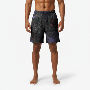Men's Mid Waist Printed Board <b>Shorts</b> Quick Dry Casual Swim Trunks Elastic Waist Sublimation Design - Product Image 1