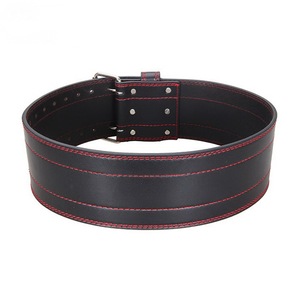 Ceinture de musculation professionnelle GAF en cuir avec logo personnalisé, boucle à double ardillon, pour haltérophilie et powerlifting, 7 mm, haute résistance - Product Image 2