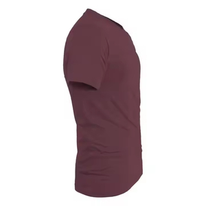 T-shirt homme col rond en tricot, manches courtes, 100% coton, respirant, coupe ample, collection de t-shirts en coton pour homme, t-shirts en coton à manches courtes - Product Image 5
