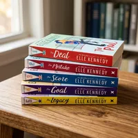 Série de livres Off Campus 1-5 de Elle Kennedy - The Deal, The Mistake, The Score, Goal, Legacy - Livre de poche de fiction pour adultes de haute qualité