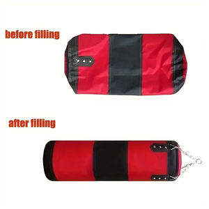 Saco de Boxeo Profesional de Cuero Resistente, Personalizable, para Kickboxing, Relleno de Arena, Entrenamiento de Gimnasio, Artes Marciales Mixtas - Product Image 2