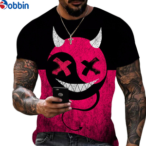 Camiseta de Hombre 3D Divertida con Diseño Personalizado, Logotipo Frontal, Tela de 300g, Cuello Redondo Informal, Mangas Cortas, Transpirable y de Secado Rápido - Product Image 6