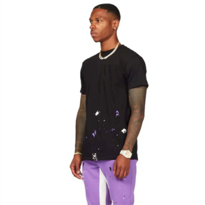 Survêtement pour homme à capuche, coupe ajustée, polyester/coton, imprimé, vêtements de sport décontractés, respirant, léger - Product Image 1