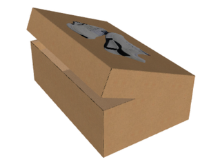 Caja de Cartón Corrugado Rígido TH CBB-552 para Envío Seguro y Duradero de Calzado, Diseño Personalizado, Recubrimiento UV, Materiales Reciclados, Regalo - Product Image 4