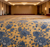 Tapis tufté imprimé numériquement en nylon doux au toucher, design réaliste pour stand d'exposition et location