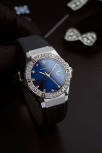 Reloj de Moda de Cuarzo RONDA Analógico de Acero Inoxidable Alexander Ferros 2251S-05 con Cristal de Zafiro y Correa de Goma, Resistente al Agua 50 m - Product Image 6