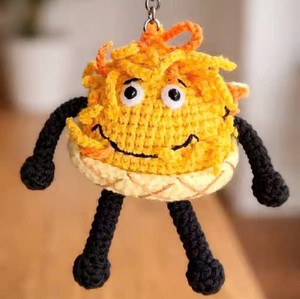 JNC Macramé, Llaveros Colgantes de Ganchillo Ligeros Personalizados, Muñeco Amigurumi, Lindo y Animado, Hecho a Mano, Regalo de Aniversario, Juguetes de Animales - Product Image 2