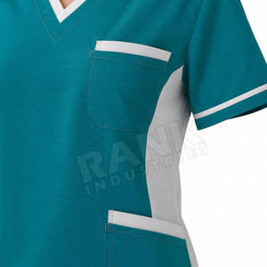 Uniforme de enfermera de alta calidad a precio económico, venta al por mayor, buen material, uniforme quirúrgico para mujer, hecho en Pakistán. - Product Image 6