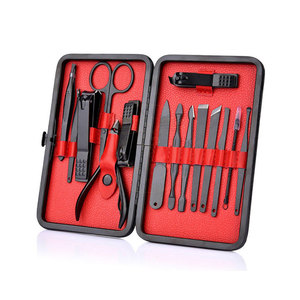 Premium Quality Stainless Steel Manicure Pedicure Kit with 10 in 1 <b>Nail</b> Clipper for Hand and Foot Grooming Salon and Home Use - Product Image 1