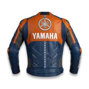 Men’s Cowhide Leather <b>Racing</b> <b>Jacket</b>/Chaqueta MotoCP Style CE Level 2 Armor Motorcycle Track Riding Protective Gear CE - Product Image 2