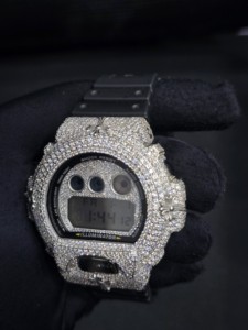 Pahal Jewels YUHJ45454 Luxury <b>Digital</b> Watch with Sapphire Crystal Dial Stainless Steel Case LED Display Bracelet Clasp for Men - Product Image 6