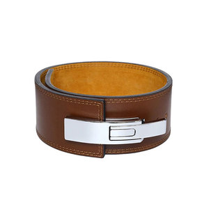 Cinturón de Cuero Vacuno Antideslizante, Ecológico, con Hebilla de Palanca, Resistente, para Gimnasio, Fitness, Culturismo, Personalizado, con Protección Dorsal - Product Image 4