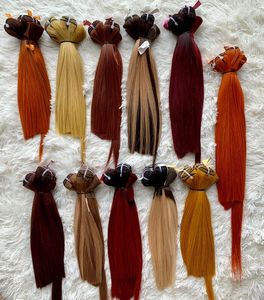 Extensiones de cabello humano de trama Genius de un solo donante Color claro 100% Cutícula de cabello vietnamita humano real alineada - Product Image 3