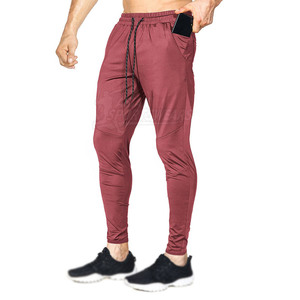 Factory Made Hot Sale Breathable Straight Casual Lightweight Running <b>Trousers</b> for Men High Quality 100% Polyester <b>Drawstring</b> - Product Image 4