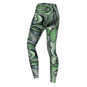 Leggings de yoga sublimés pour femmes, coupe ajustée, vente en gros, pour la course, la gym et le fitness - Product Image 4