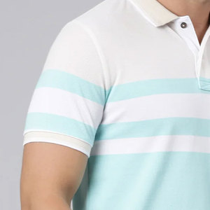 Nouveau design léger, haut de gamme, professionnel, doux, confortable, meilleure arrivée, logo personnalisé imprimé, polo tendance pour homme, streetwear - Product Image 3