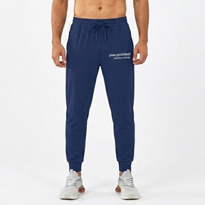 Pickleball Men's Sweatpants Elastic Waist Drawstring Joggers Casual Loose Fit Custom Print Right Leg Summer Lightweight Letter - Product Image 3