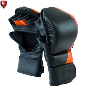 ถุงมือ MMA คุณภาพสูงสำหรับการฝึกซ้อม ผลิตตามสั่ง ทำจากหนัง PU กันลื่น สายรัดข้อมือปรับได้ ปิดด้วยแถบตีนตุ๊กแก สำหรับผู้ใหญ่ - Product Image 2