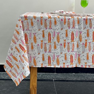 Manteles de Algodón Estampados Personalizados al por Mayor con Diseño Floral para Fiestas - Product Image 1