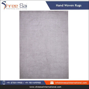 Conjuntos de alfombras grandes bordadas a mano de lana de La India, alfombras de Material de lana gris para puerta y baño, venta de compra a granel - Product Image 2