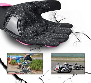 Gants de moto professionnels pour femmes avec protection rigide des articulations et maille respirante - Product Image 6