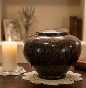 Urna de cremación de madera de alta calidad, la más vendida, hecha en Vietnam, estilo europeo, duradera, con capacidad de 100 pulgadas cúbicas. - Product Image 2