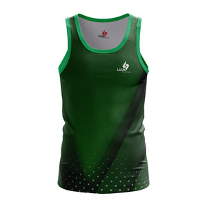 Camiseta sin mangas para hombre de marca privada, sublimación, logotipo personalizado, transpirable, de secado rápido, ligera, para fitness y deporte. - Product Image 5