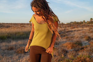 ชุดพิกซี่ท็อปผ้าฝ้ายสไตล์เอลฟ์สำหรับงานเทศกาล โบโฮแฟรี่คอร์ ชุดทำมือจากผ้าฝ้ายสำหรับงานเทศกาลฤดูร้อน ของขวัญสำหรับเธอ - Product Image 3