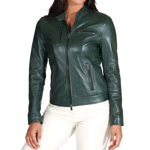 Factory Made Design <b>Cheap</b> Price Women's <b>Jackets</b> Custom Printed Logo Women Leather <b>Jacket</b> In Wholesale - Product Image 1