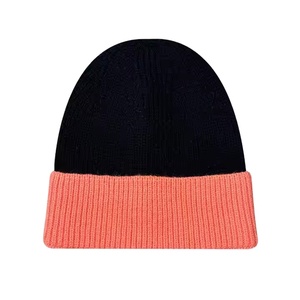 Otoño Invierno moda sombreros de lana simples 100% lana cálido hilo Beanie sombreros para hombres mujeres impresión Digital todos los colores para ropa de playa - Product Image 4
