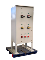 Gabinete de Distribución de Bajo Voltaje Industrial de 1250A y 400V, Caja de Control Eléctrico de Acero IP44 RAL7035, Caja de Distribución de Polvo