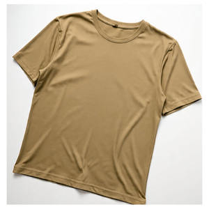 Camiseta de Manga Corta para Hombre, Cuello Redondo, Tejido Transpirable y Ecológico de Poliéster/Algodón, Lisa, Personalizable con Impresión Frontal, 220 Gramos - Product Image 5