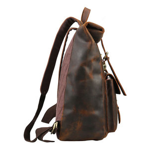 Wholesale Genuine 100% <b>Leather</b> Waterproof <b>Laptop</b> <b>Backpack</b> For Online Sale Trending Affordable Price <b>Leather</b> <b>Backpack</b> - Product Image 3