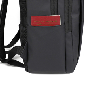 Mochila de Negocios de PU con Patrón de Rejilla de Diamantes, Diseño Unisex, Capacidad de 20-35L, Cierre Impermeable, para Viajes - Product Image 4
