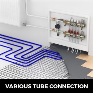 Tubo PEX Blu da 3/4 pollici, 91 metri, senza barriera, per acqua calda/fredda, per impianti idraulici e riscaldamento a pavimento a circuito aperto, tubi in plastica - Product Image 5