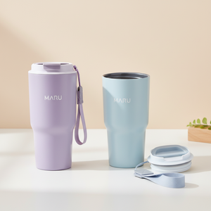 Gobelet isotherme léger en acier inoxydable de 20 oz, bouteille sous vide portable avec revêtement céramique en titane, isolation thermique de 6 à 12 heures - Product Image 1