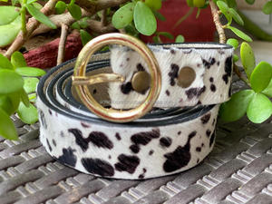 Cinturón de piel de vaca hecho a mano, hebilla duradera, perfecto, de alta calidad - Product Image 4