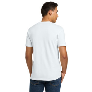 Premium Wholesale Men’s Blank <b>Tees</b> Comparable to Bella+Canvas Men's <b>White</b> Blank T-Shirt Short Sleeve O-Neck Regular Fit Cotton - Product Image 3